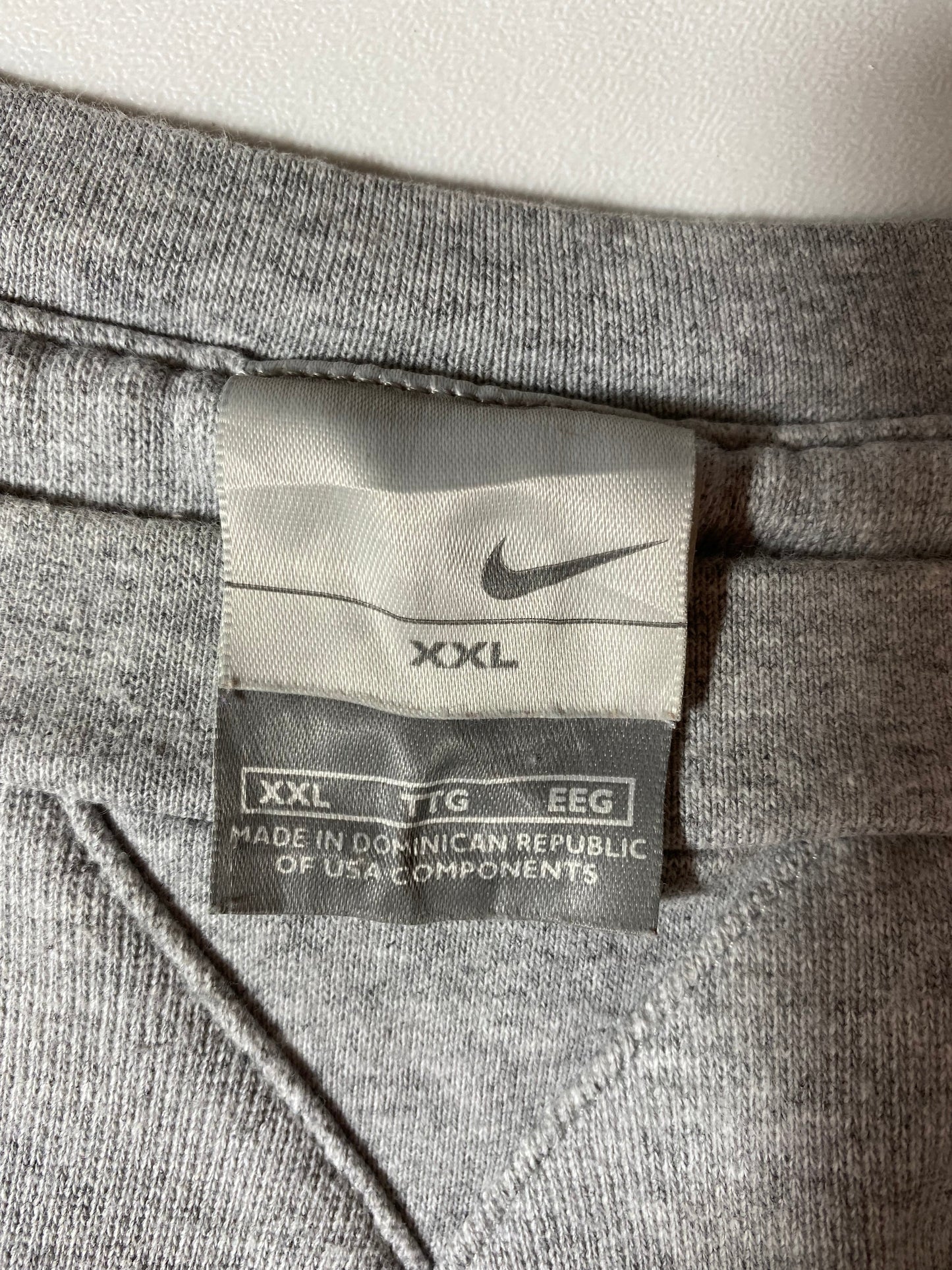 90's NIKE ILLINOIS WRESTLING Made in USA Size XXL Vintage College Sweat-Shirt / A6514