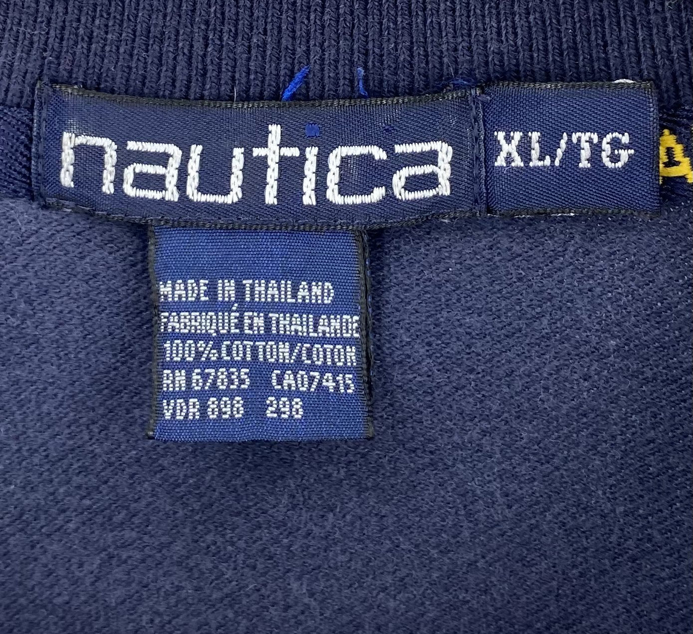 90's NAUTICA Size XL Vintage Polo-Shirt / A7351