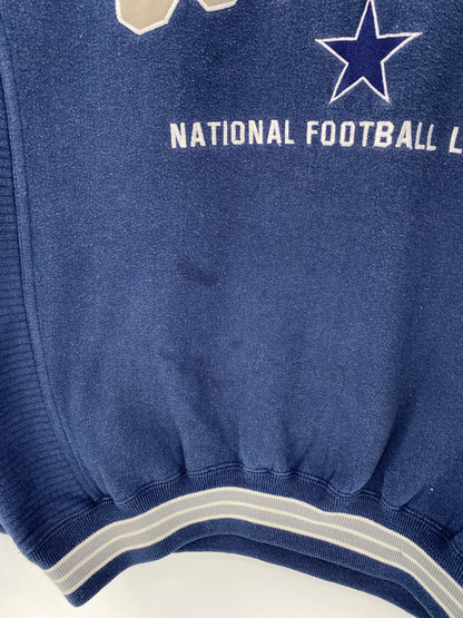 00' DALLAS COWBOYS Size M Vintage NFL Sweat-Shirt / 8655