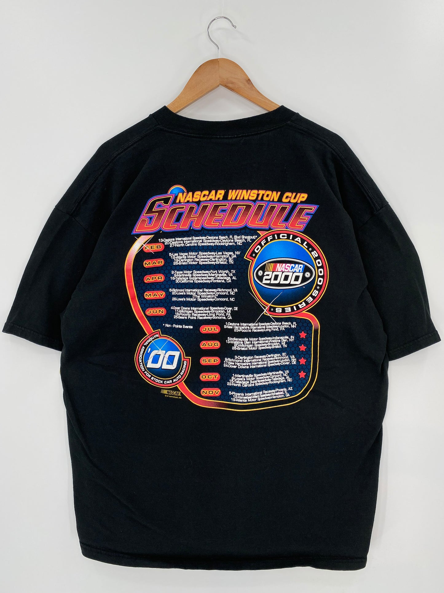 2000 NASCAR Size XXL Vintage Racing T-Shirt / 9297