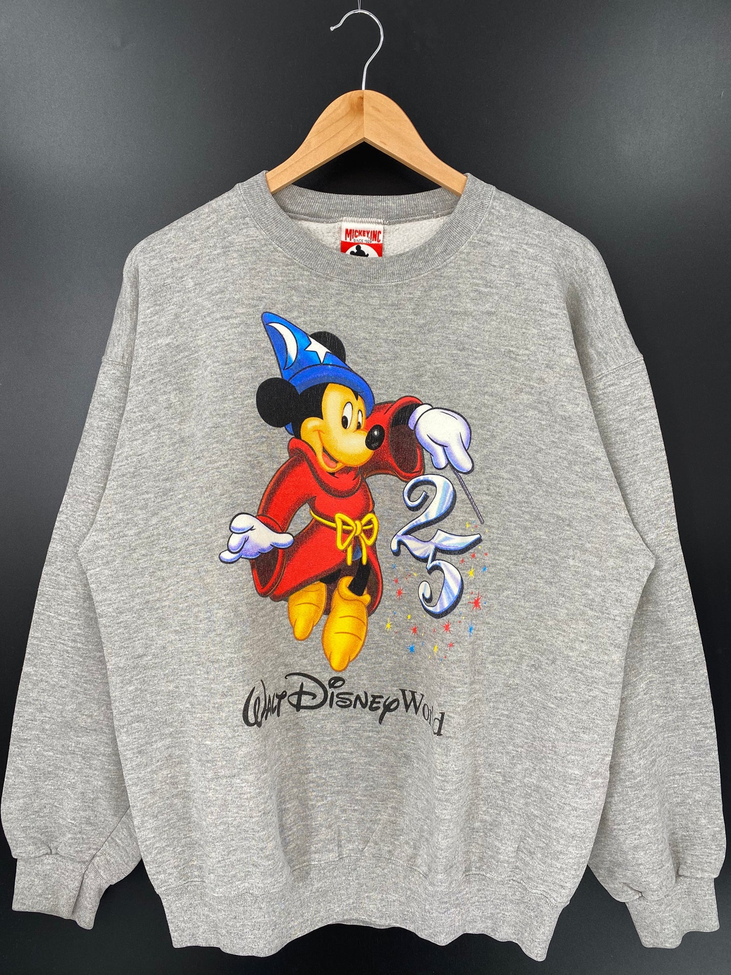 90's DISNEY MICKEY Made in USA Size XL Vintage Sweat-shirt / A6256