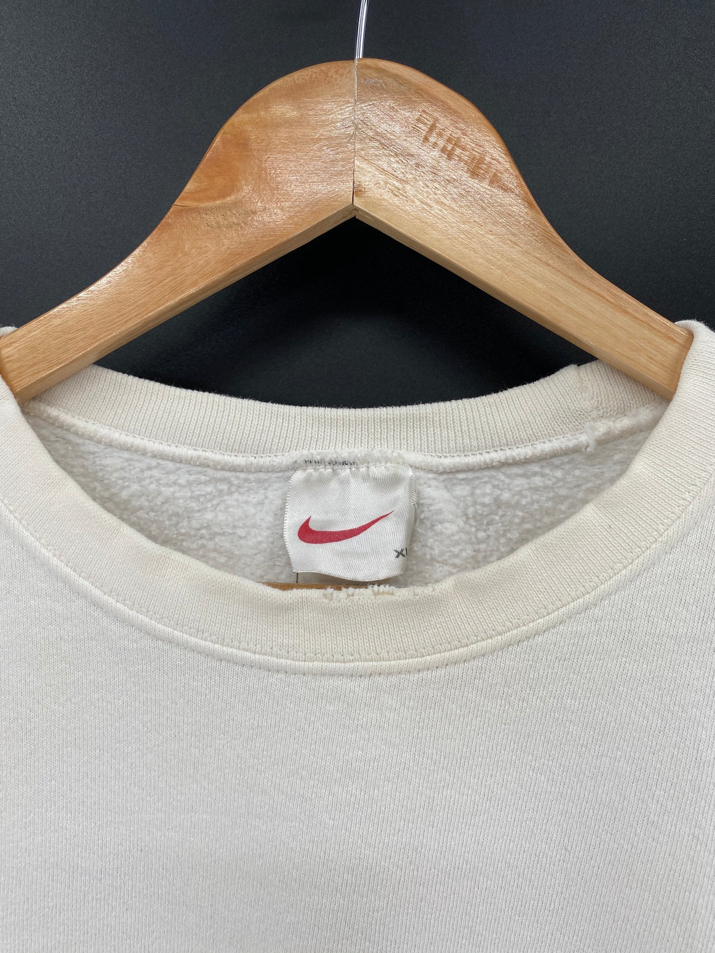 90’s NIKE Mini Swoosh Made in USA Size XL Vintage Sweat-shirt / 7946