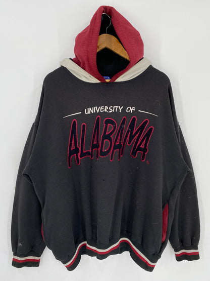 90's STARTER UNIVERSITY OF ALABAMA Size XL Vintage Double Hoodie Sweat-Shirt / k166