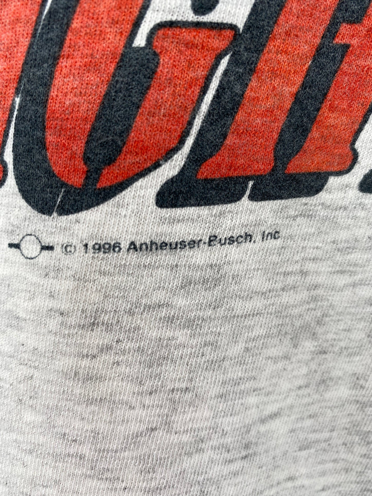1996 BUD LIGHT BEER Made in USA Size XL Vintage T-Shirt / E1804T
