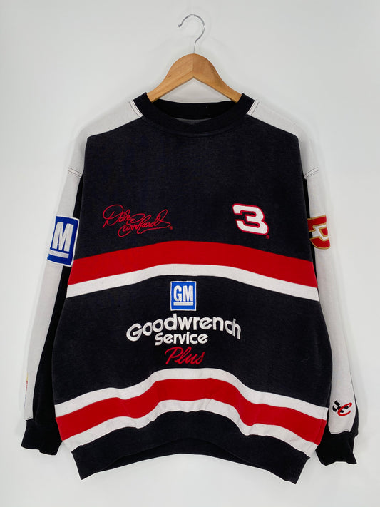 NASCAR GM GOODWRENCH SERVICE Size L Vintage Racing Sweat-shirt / 8962