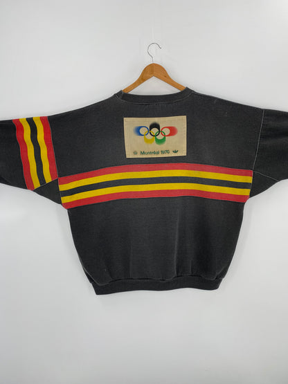 90’s ADIDAS MONTREAL OLYMPICS Size No tag (Approx.XXL) Vintage  Sweat shirt / 9696