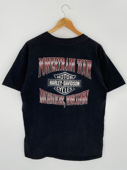 90’s Harley Davidson Made in USA Size L Vintage T-Shirt / 7867