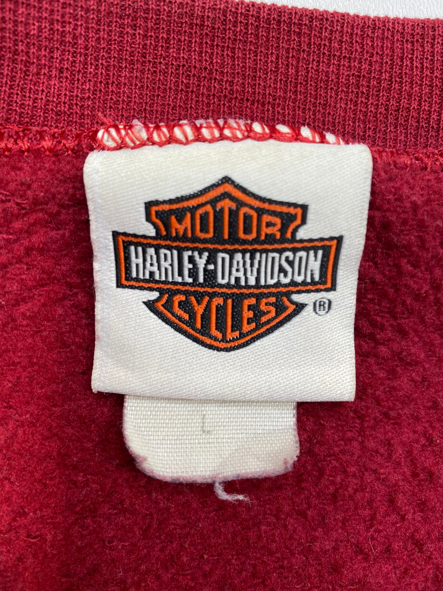 2003 Harley Davidson ERIE Size L Vintage Sweat-Shirt / 5262