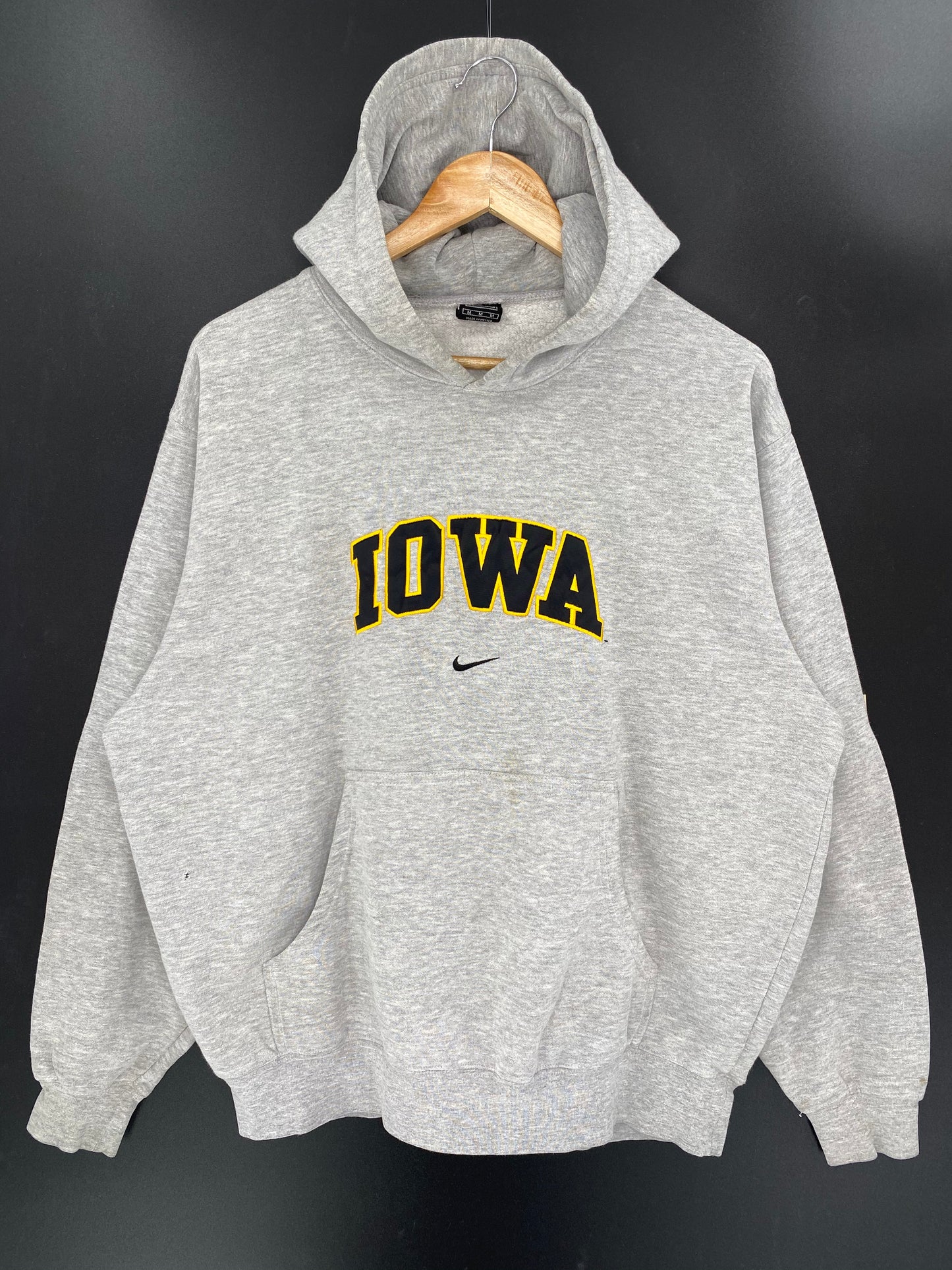 90’s NIKE IOWA Size M Vintage Hoodie Sweat-shirt / 7811