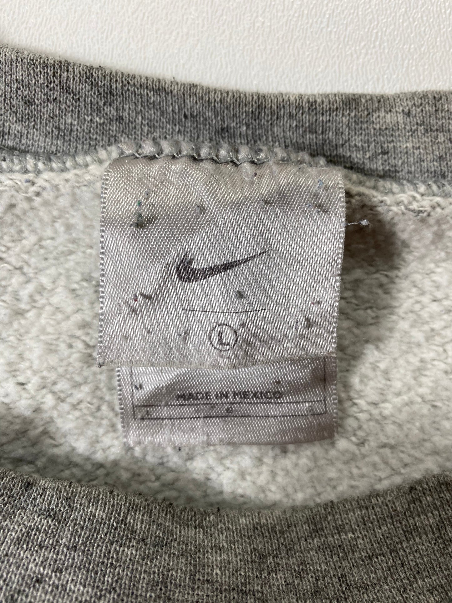 90’s NIKE MINI SWOOSH Size L Vintage Sweat-shirt / A8284