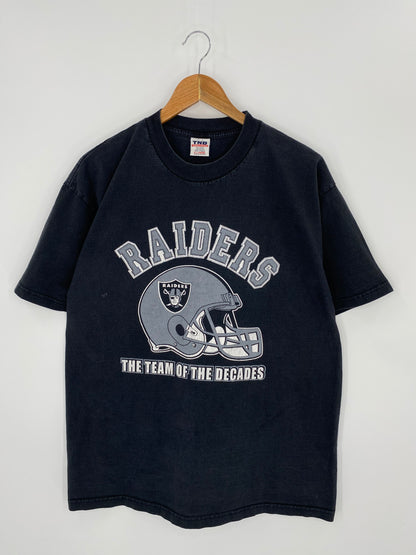 90's Raiders Size XL Vintage NFL T-shirt / 7742