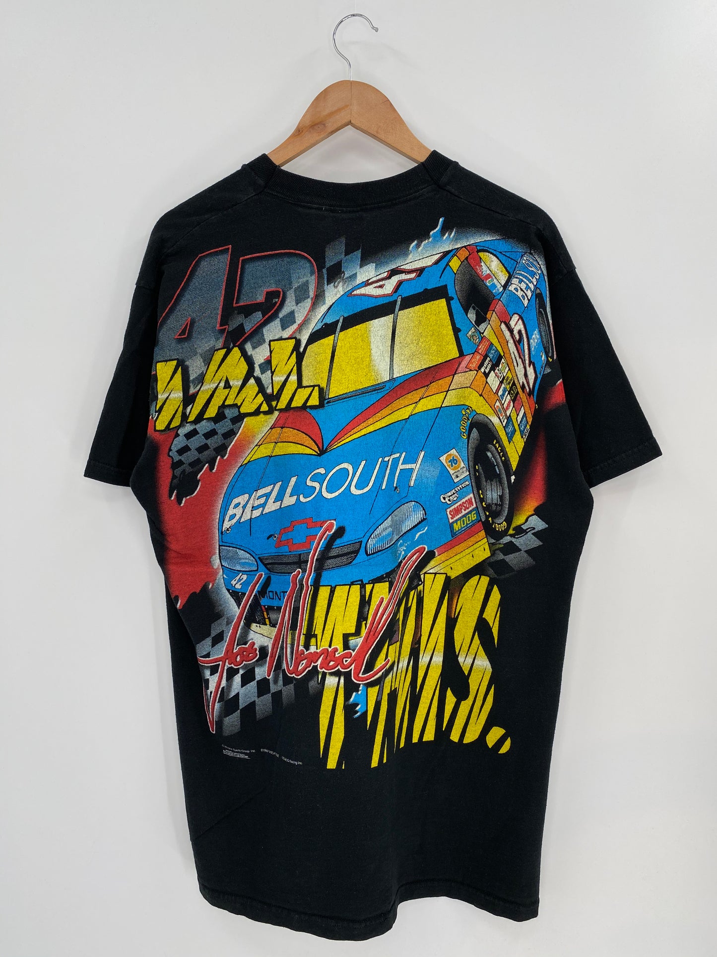 1998 NASCAR Size XL Vintage Racing T-shirt / 8231