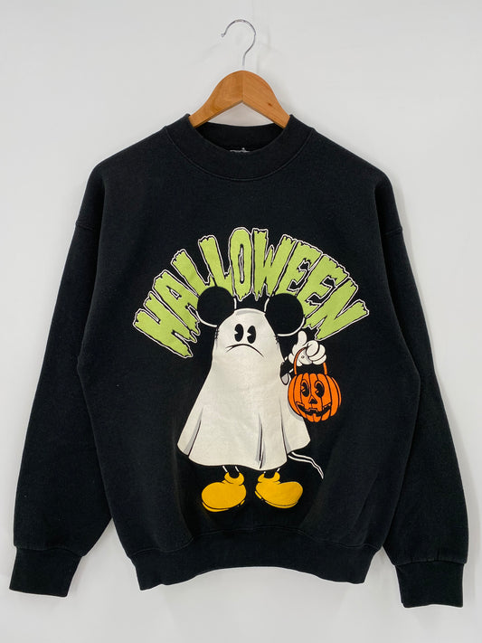 Vintage HALLOWEEN DISNEY MICKEY Approx. Size L Vintage Sweat-shirt / K4101