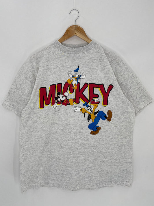 90’s Disney Mickey Size XL Vintage T-Shirt / K7160