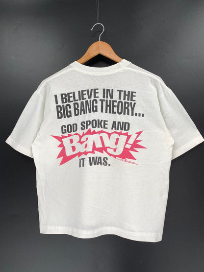 1991 BIG BANG THEORY (No tag Approx. Ladies L) Vintage T-Shirts / E4527T