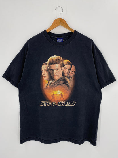 90’s DISNEY STAR WARS Size XL Vintage T-Shirt / K8418