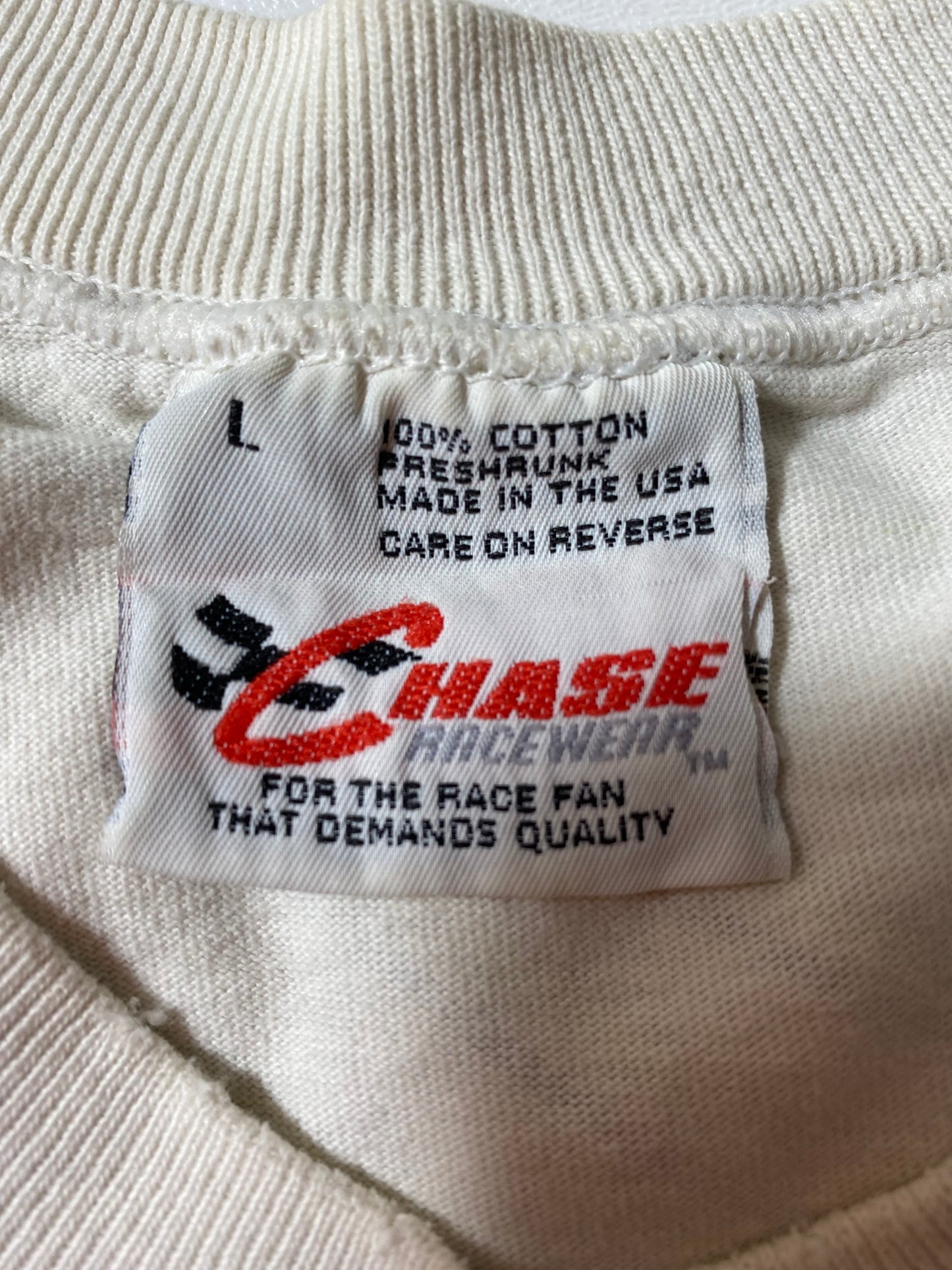 1996' NASCAR JEFF GORDON Made in USA Size L Vintage Racing T-Shirt / K2662