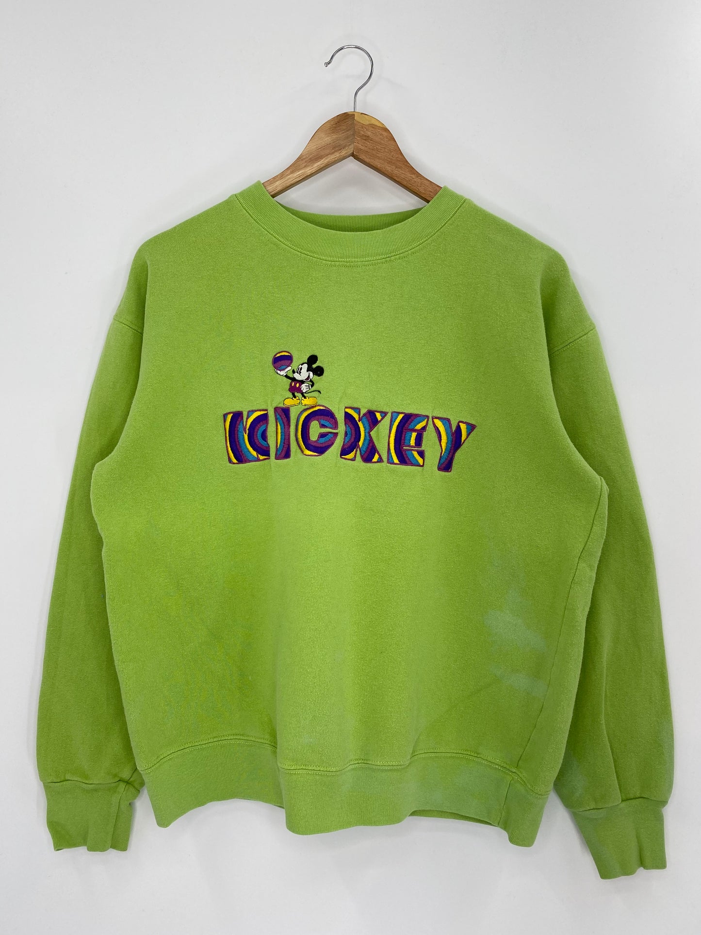 90’s DISNEY MICKEY Size M Vintage Sweat-shirt / 8251