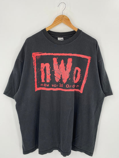 1998 NEW WORLD ORDER Size Approx. XXL Vintage WCW T-shirt / A9875