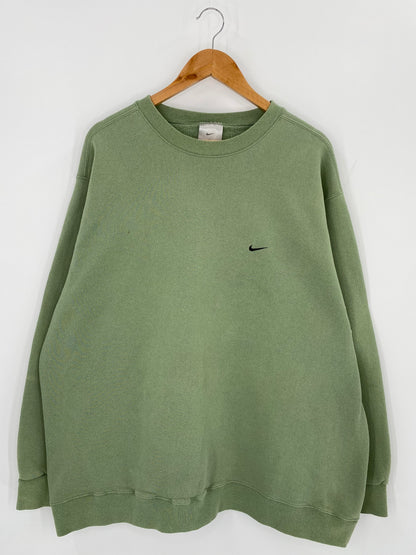 90’s NIKE Mini Swoosh Size XXL Vintage Sweat-shirt /8904