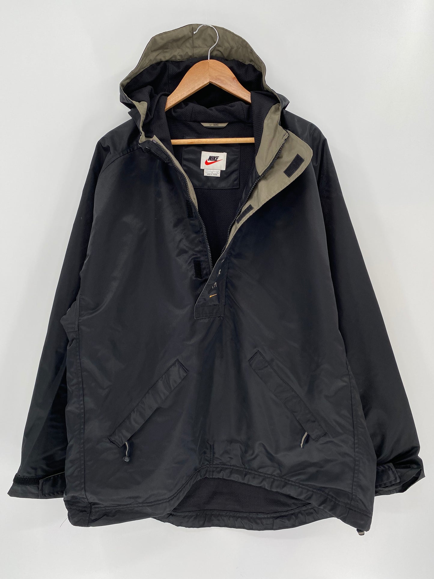 00’ NIKE Size L Vintage Half zip Nylon Jacket / K344