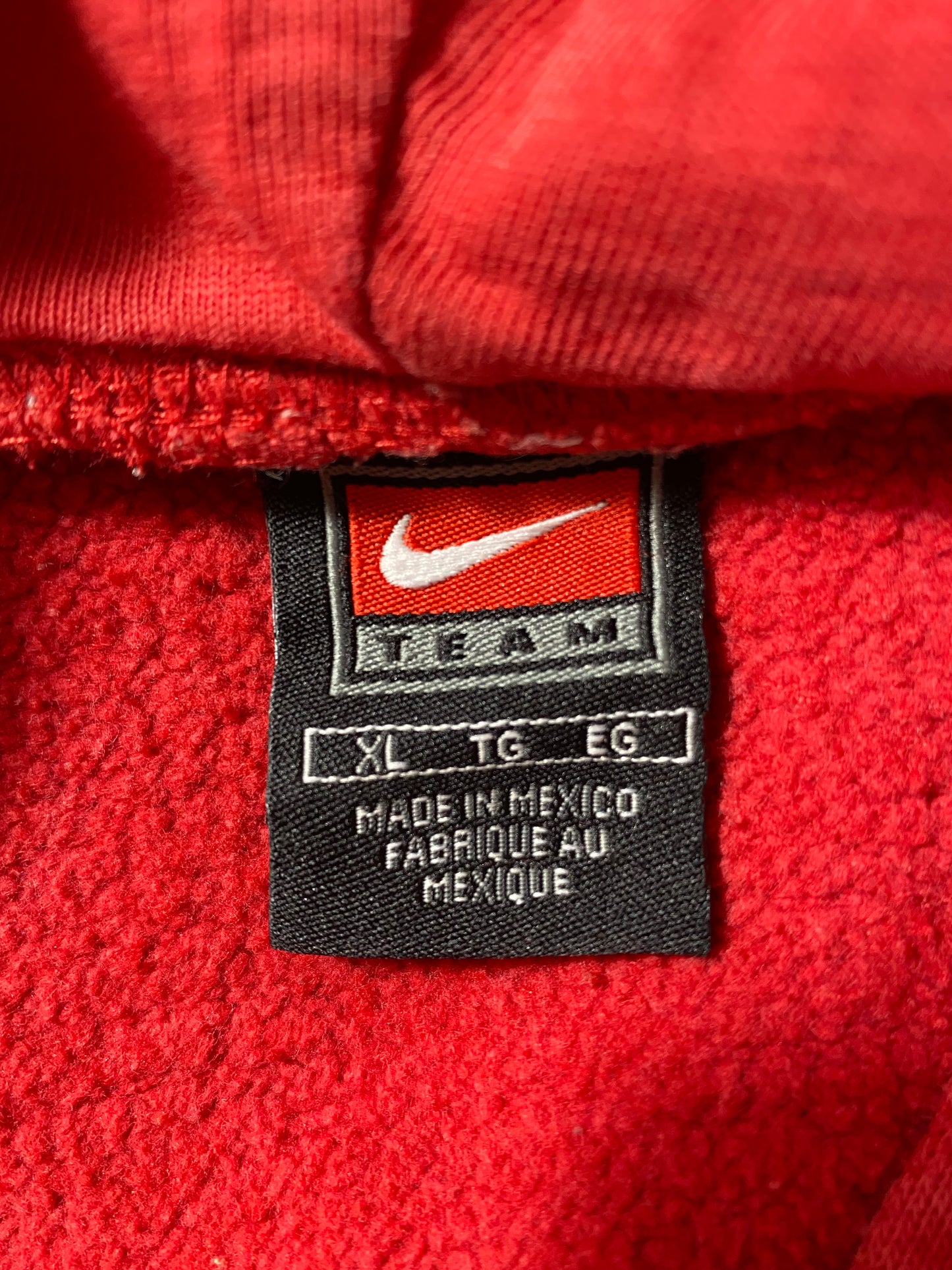 00' NIKE ARKANSAS Size XL Vintage Hoodie Sweat-shirt / K2277