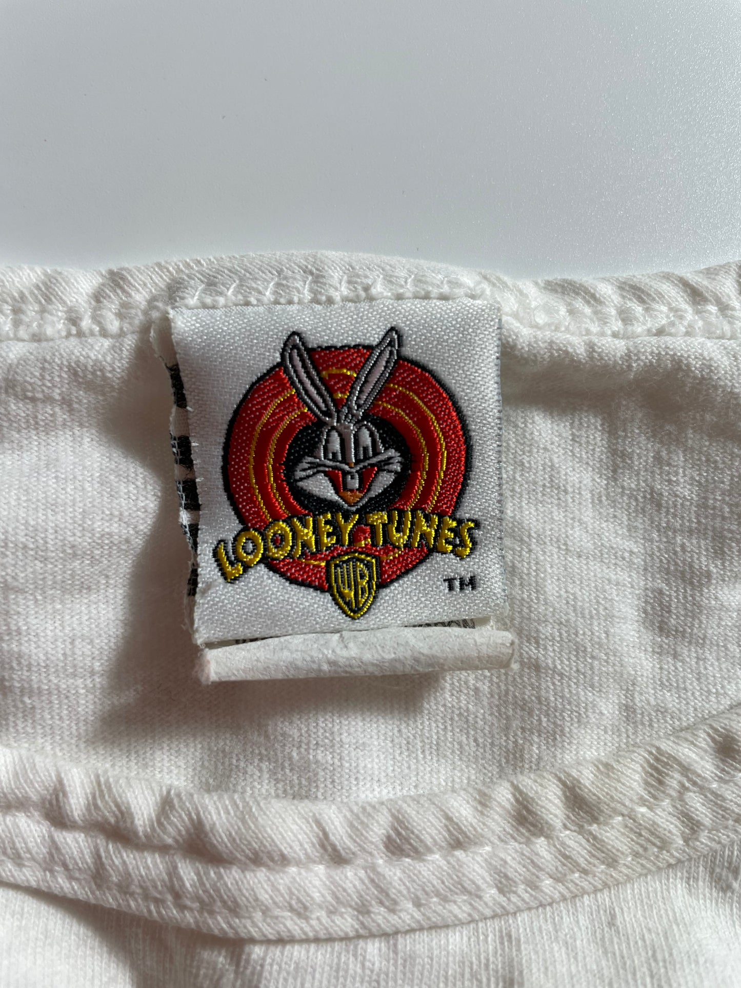 1998 LOONEY TUNES TWEETY Made in USA Size Approx.L Vintage T-Shirt / K2054