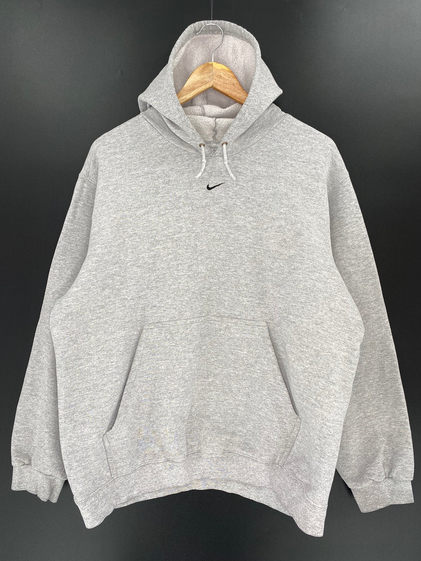 90’s NIKE Center Swoosh Size L Vintage Hoodie Sweat-shirt / 8930