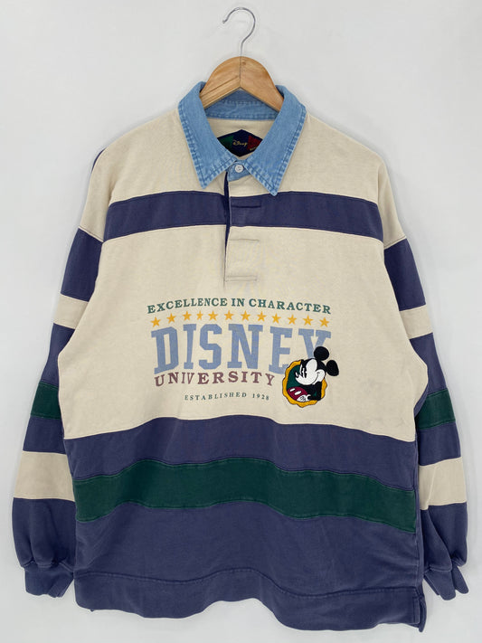 Vintage Disney Mickey Size XXL Rugby-Shirt / 5633