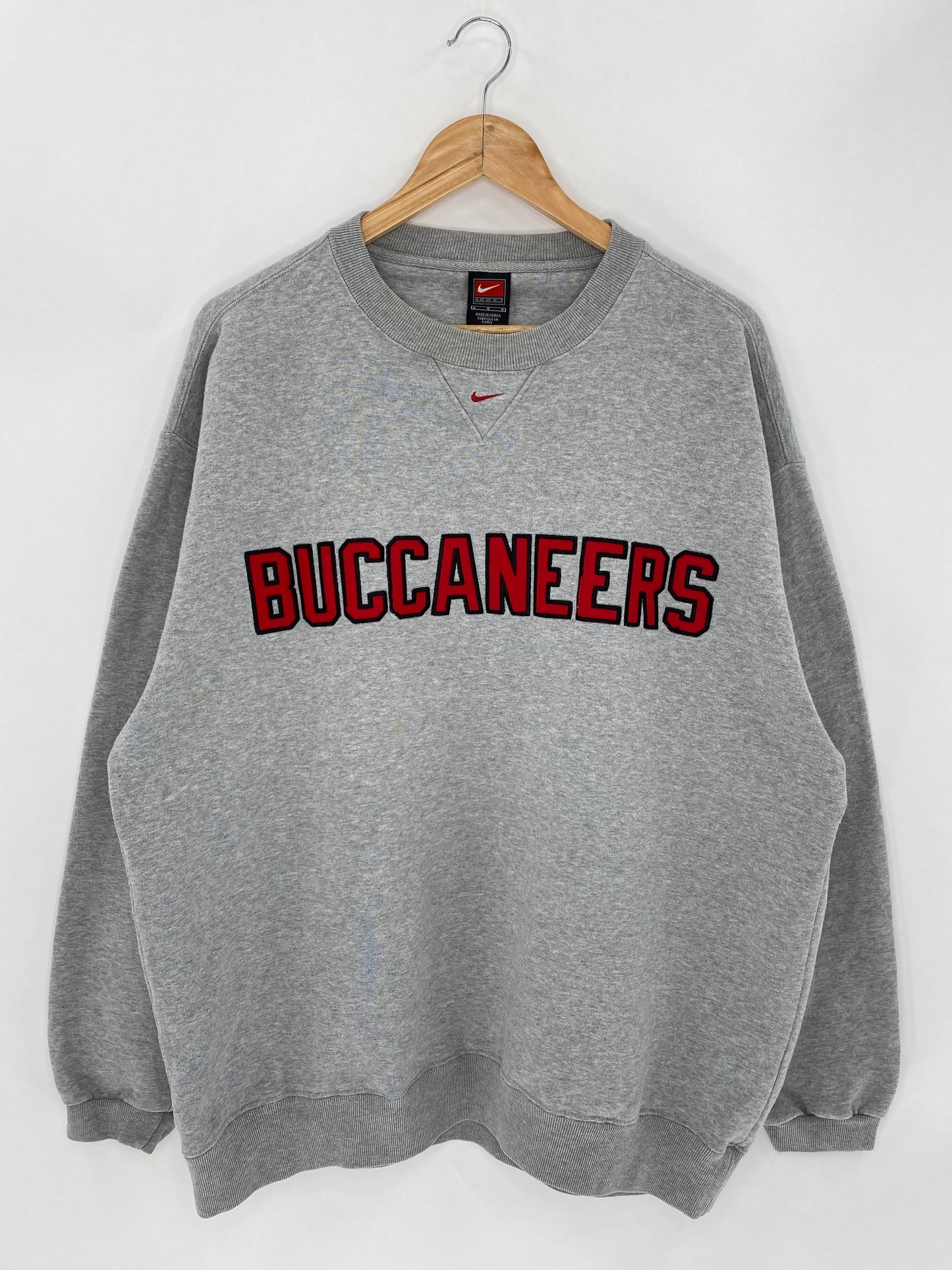 90’s NIKE BUCCANEERS Size L Vintage Sweat-Shirt / 5576