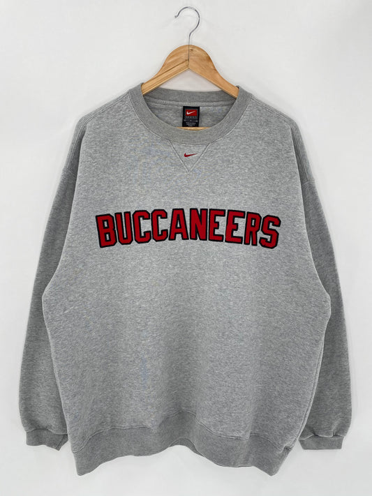 90’s NIKE BUCCANEERS Size L Vintage Sweat-Shirt / 5576