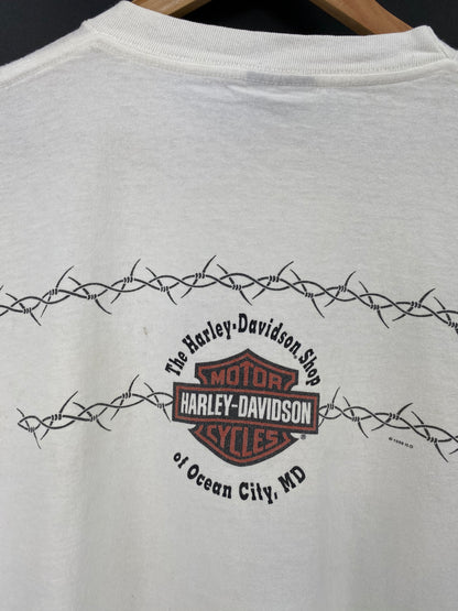 1998 Harley Davidson Made in USA Size XL Vintage T-Shirt / 7854