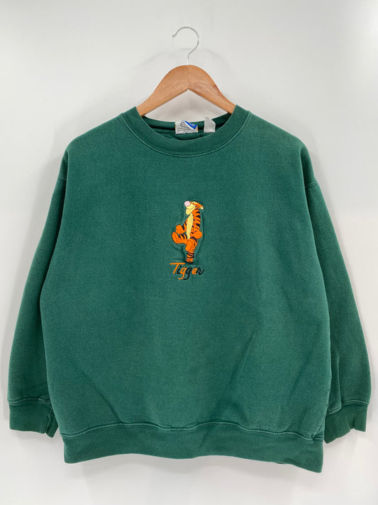00' DISNEY TIGGER Size XL Vintage Sweat-Shirt / 9522