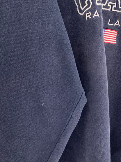 Vintage CHAPS RALPH LAUREN Size XXL Half-zip Sweat-shirt / 8272
