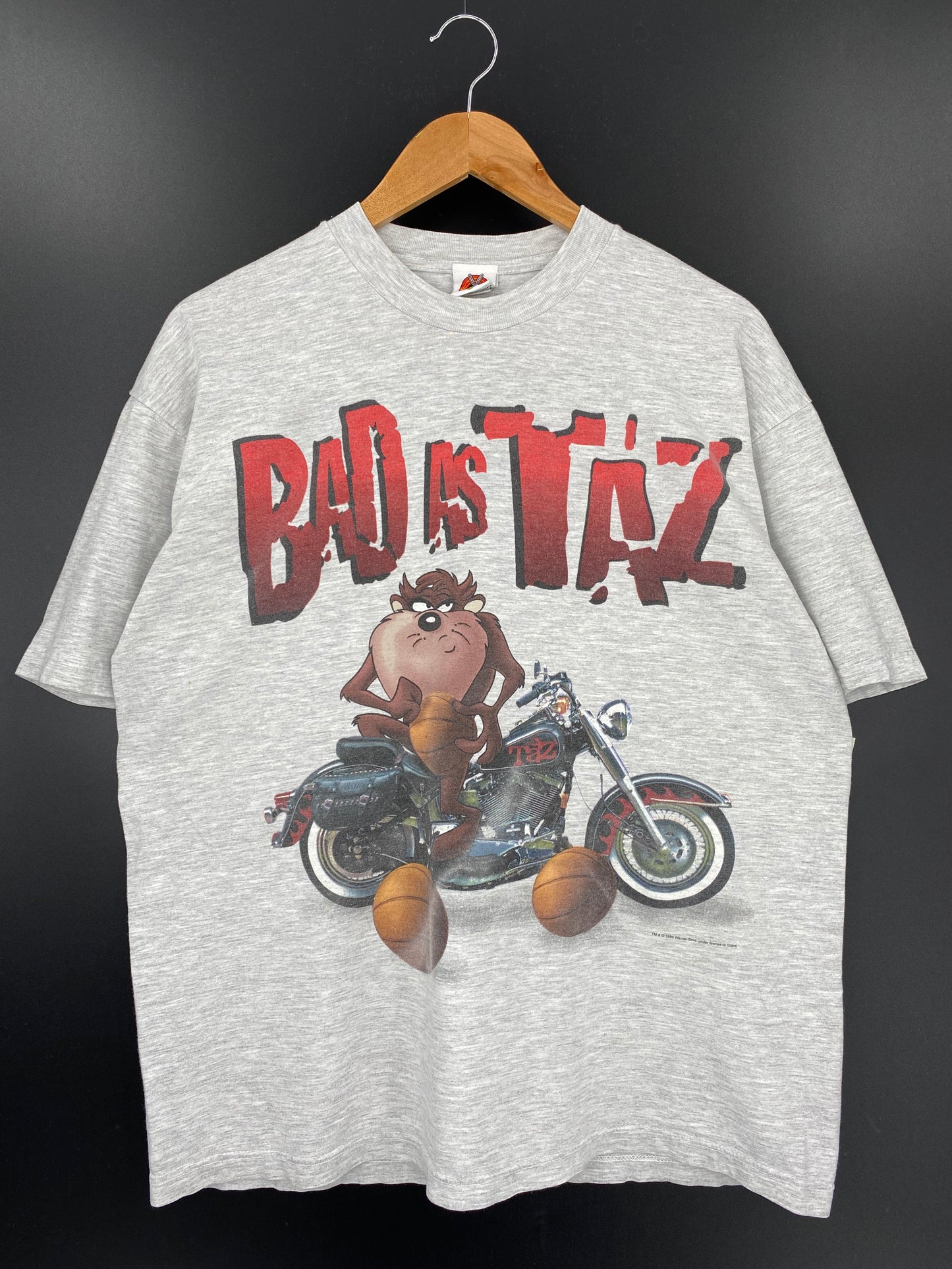 1997' LOONEY TUNES TAZ Size L Vintage T-Shirt / K1528