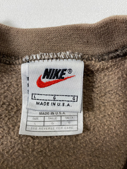 90’s NIKE Mini Swoosh Made in USA Size L Vintage Sweat-shirt / 6663