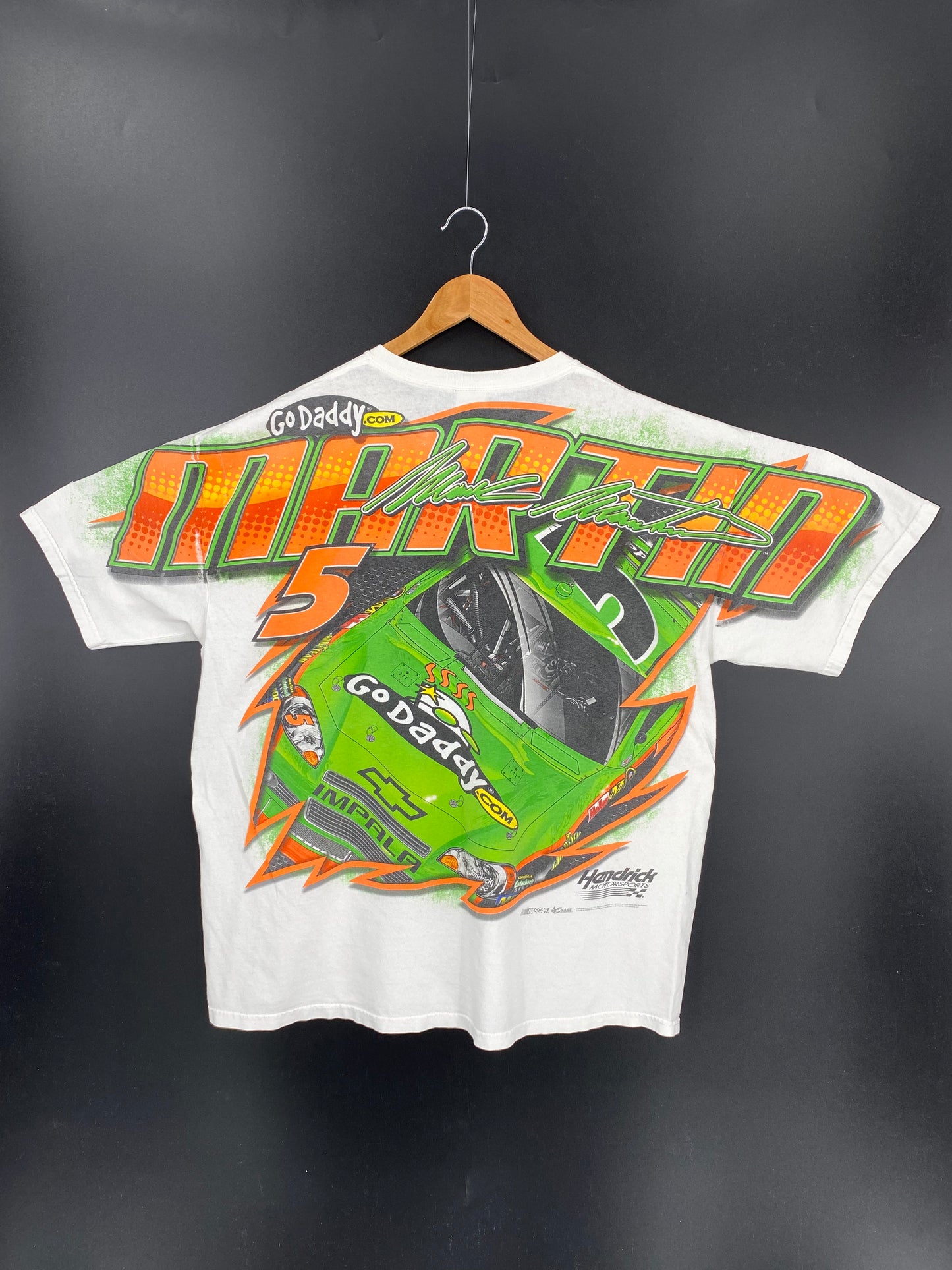 Vintage NASCAR MARK MARTIN MAXIMUM MARTIN Size XL Racing T-Shirt / K247