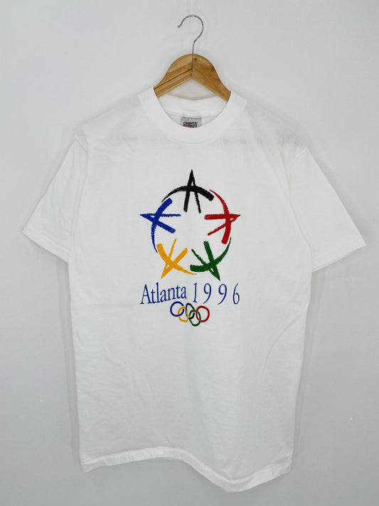 1996 ATLANTA OLYMPIC Made in USA Size XL Vintage T-shirt / A9229