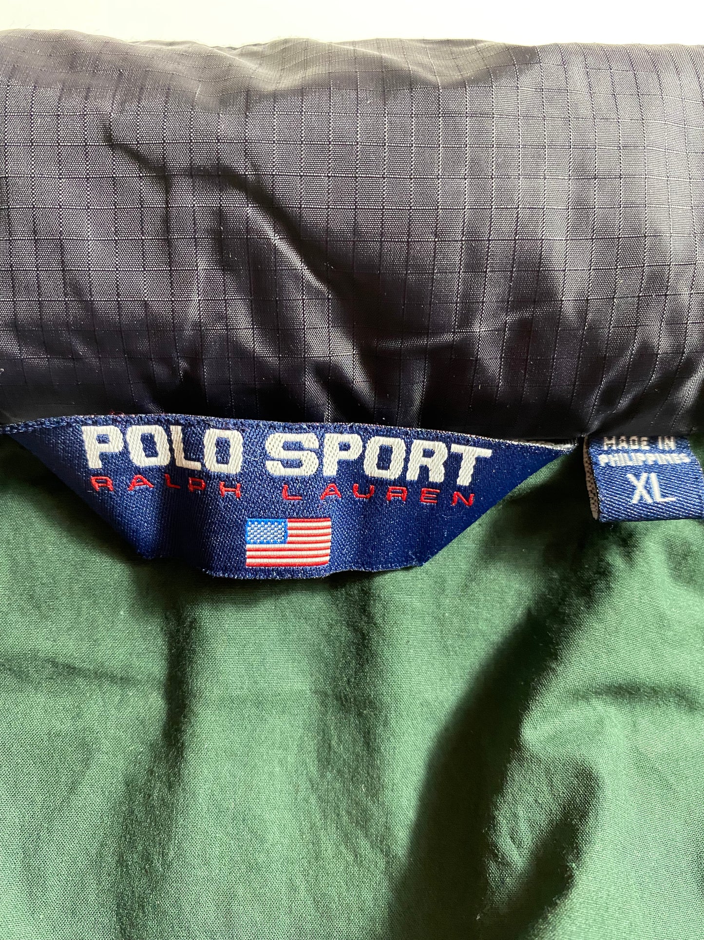 90’s POLO SPORTS RALPH LAUREN Size XL Zip-Up Nylon Jacket / K3544
