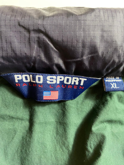 90’s POLO SPORTS RALPH LAUREN Size XL Zip-Up Nylon Jacket / K3544
