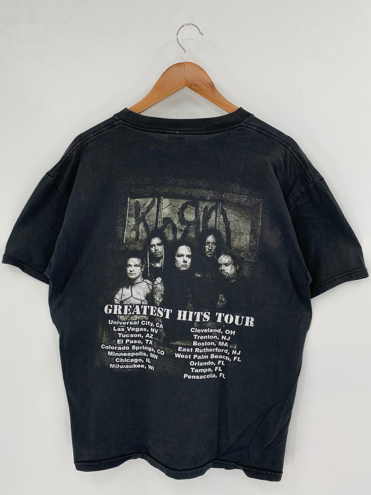 2004 KORN GREATEST HITS TOUR Made in USA Size L Vintage Music T 