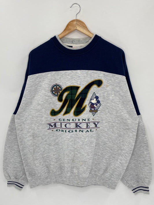 90’s Disney Mickey Size L-XL Vintage Sweat-Shirts / 5657