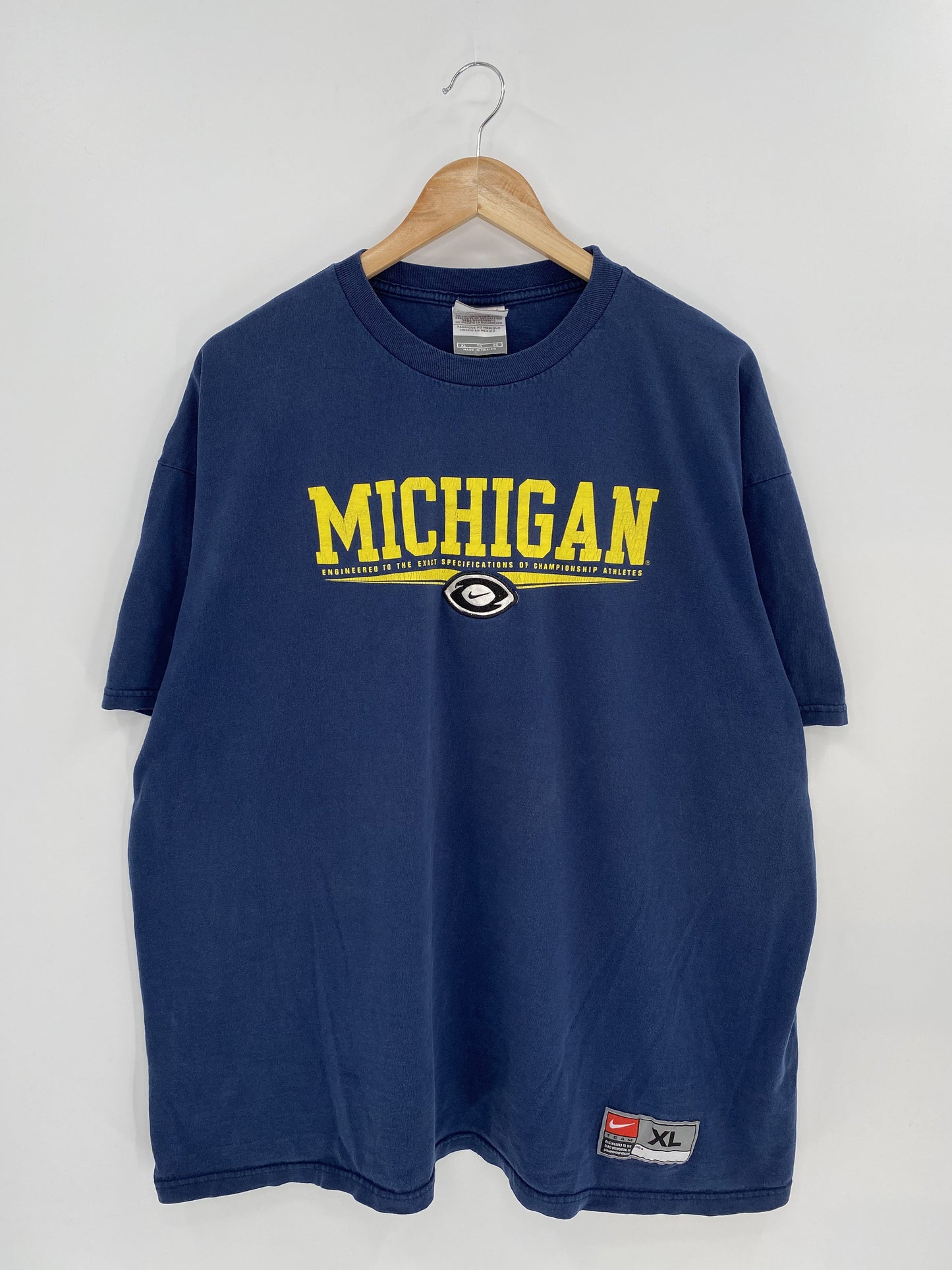 90’s NIKE MICHIGAN Size XL Vintage College T-shirt / K6461