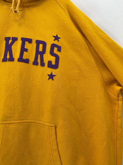 00’ NIKE x LOS ANGELES LAKERS Size XXL Vintage NBA Hoodie Sweat-shirt / A9803