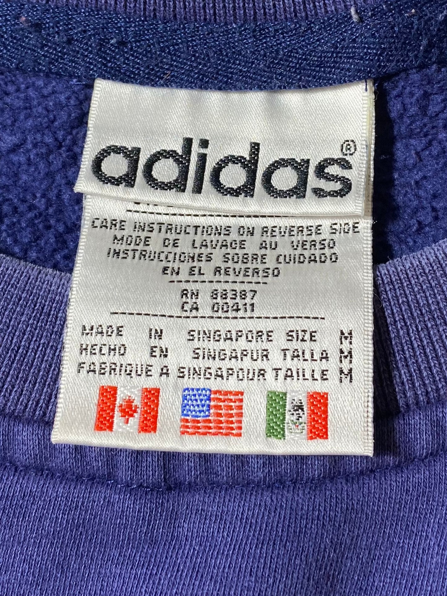 90's ADIDAS Size M Vintage Sweat-shirt / 8805