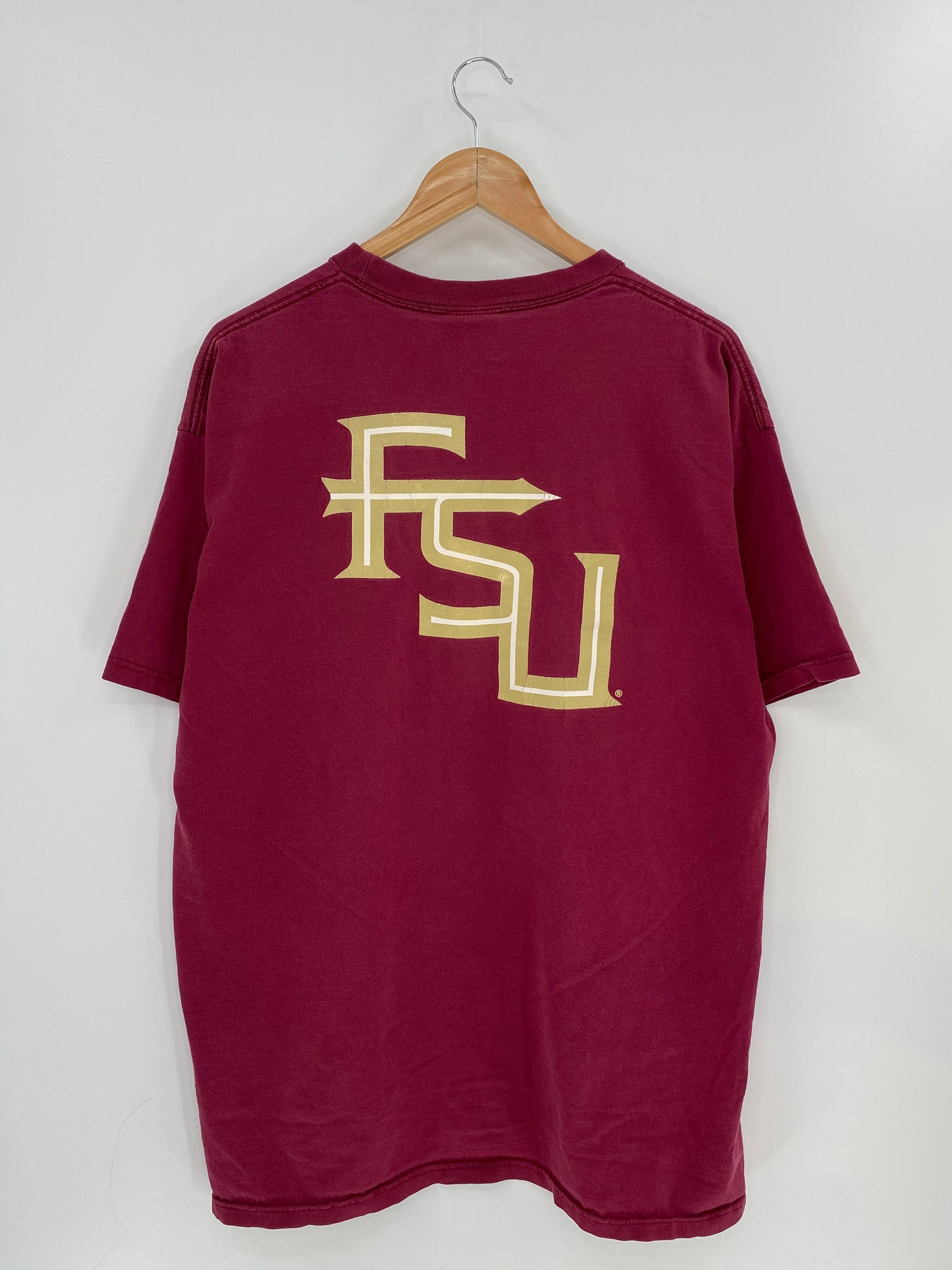 90’s NIKE FSU Size XL Vintage College T-shirt / K8236