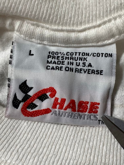 1999 BUDWEISER x NASCAR Made in USA Size L Vintage T-shirt / 8227