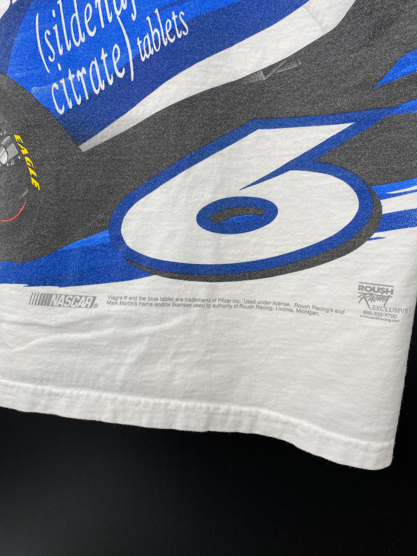 Vintage NASCAR MARTIN Size L Racing T-Shirt / K249