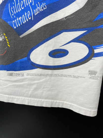 Vintage NASCAR MARTIN Size L Racing T-Shirt / K249