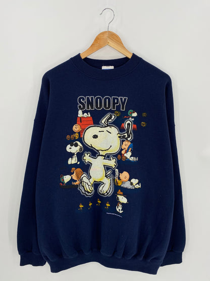 90's SNOOPY Size XXL Vintage Sweat-shirt / 6513